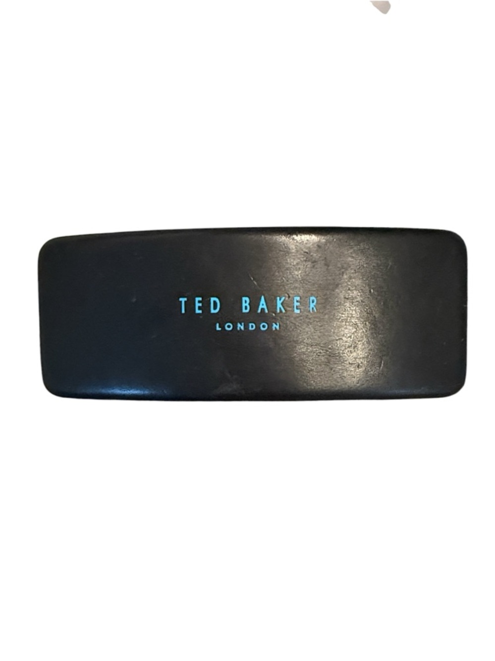 Ted Baker Black Sunglasses Case with Teal Logo With Cloth